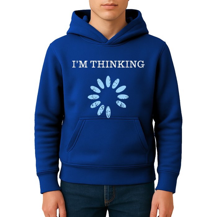 IM Thinking It Nerd Geeks Programmers Kids Hoodie