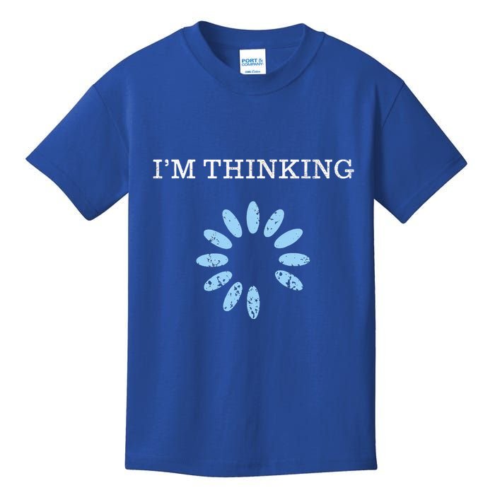 IM Thinking It Nerd Geeks Programmers Kids T-Shirt