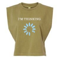 IM Thinking It Nerd Geeks Programmers Garment-Dyed Women's Muscle Tee