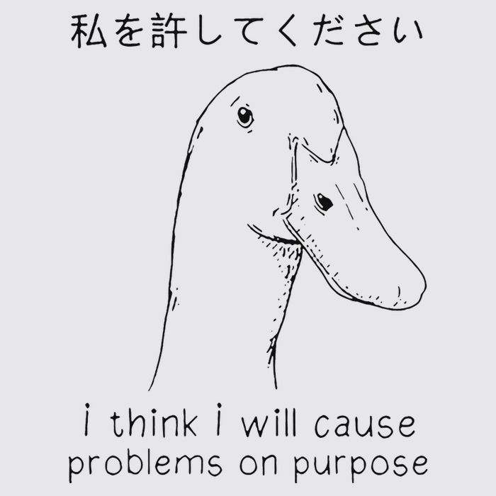 I Think I Will Cause Problems On Purpose Funny Goose Womens Funnel Neck Pullover Hood