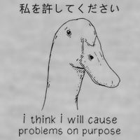 I Think I Will Cause Problems On Purpose Funny Goose Ladies PosiCharge Tri-Blend Wicking Tank