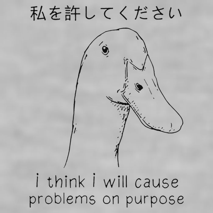 I Think I Will Cause Problems On Purpose Funny Goose Ladies PosiCharge Tri-Blend Wicking Tank