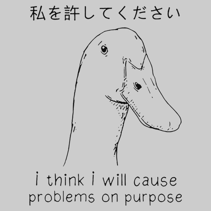 I Think I Will Cause Problems On Purpose Funny Goose Tie-Dye T-Shirt