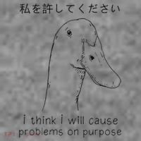I Think I Will Cause Problems On Purpose Funny Goose Toddler Sweatshirt