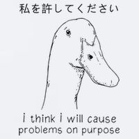 I Think I Will Cause Problems On Purpose Funny Goose Sueded Cloud Jersey T-Shirt