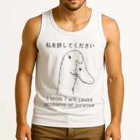 I Think I Will Cause Problems On Purpose Funny Goose Tank Top