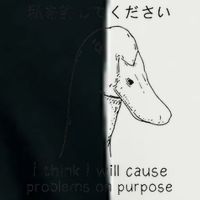 I Think I Will Cause Problems On Purpose Funny Goose Infant Baby Jersey Bodysuit