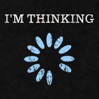 Im Thinking It Nerd Geeks Programmers Ladies PosiCharge Tri-Blend Wicking Tank