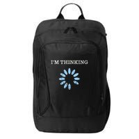 Im Thinking It Nerd Geeks Programmers City Backpack