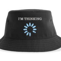 Im Thinking It Nerd Geeks Programmers Sustainable Bucket Hat