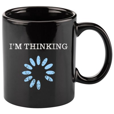 Im Thinking It Nerd Geeks Programmers 11oz C Handle Ceramic Mug