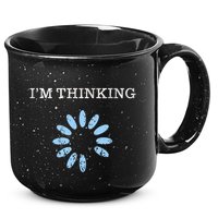 Im Thinking It Nerd Geeks Programmers 15oz Campfire Ceramic Mug