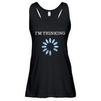Im Thinking It Nerd Geeks Programmers Ladies Essential Flowy Tank