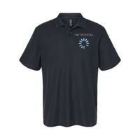 Im Thinking It Nerd Geeks Programmers Softstyle Adult Sport Polo