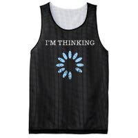 Im Thinking It Nerd Geeks Programmers Mesh Reversible Basketball Jersey Tank