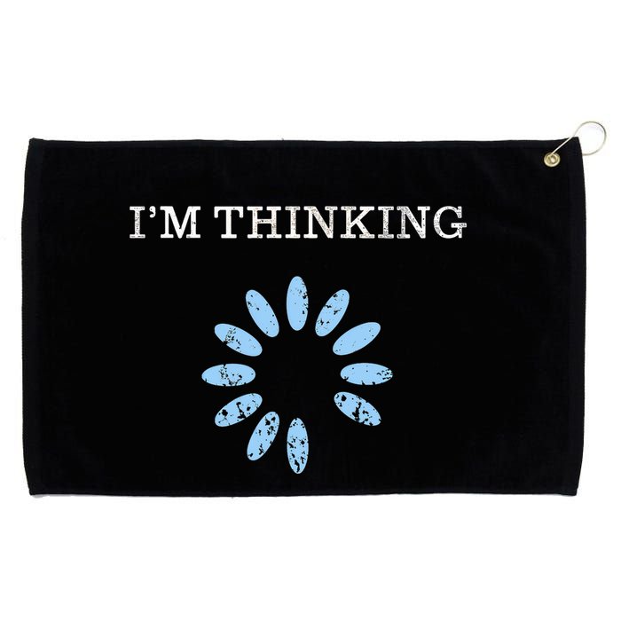 Im Thinking It Nerd Geeks Programmers Grommeted Golf Towel