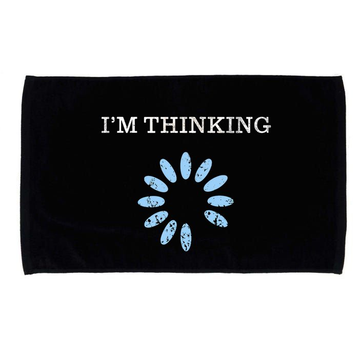 Im Thinking It Nerd Geeks Programmers Microfiber Hand Towel
