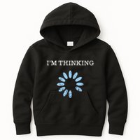 Im Thinking It Nerd Geeks Programmers Kids Hoodie