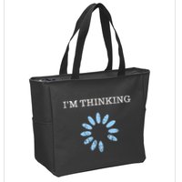 Im Thinking It Nerd Geeks Programmers Zip Tote Bag
