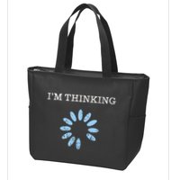 Im Thinking It Nerd Geeks Programmers Zip Tote Bag