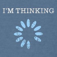 Im Thinking It Nerd Geeks Programmers Garment-Dyed Sweatshirt