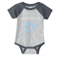 Im Thinking It Nerd Geeks Programmers Infant Baby Jersey Bodysuit