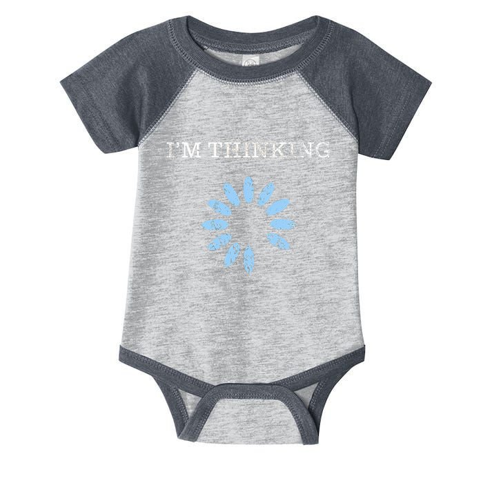 Im Thinking It Nerd Geeks Programmers Infant Baby Jersey Bodysuit