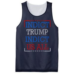 Indict Trump Indict Us All Support President Trump Mesh Reversible Basketball Jersey Tank