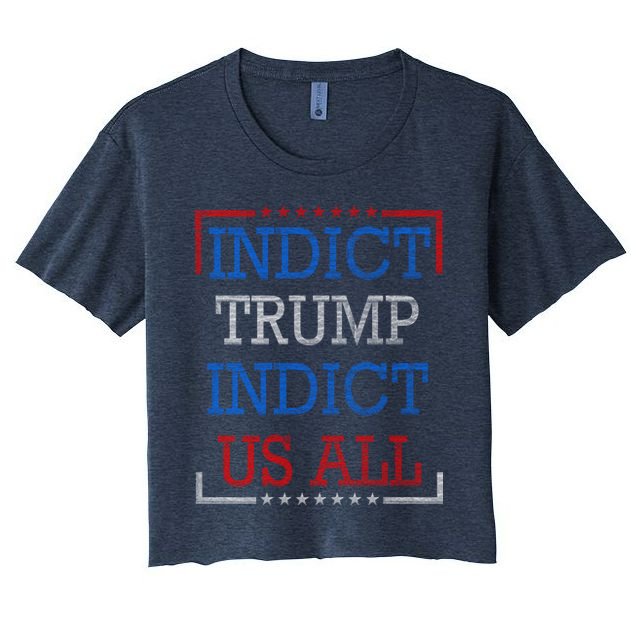 Indict Trump Indict Us All Support President Trump Crop Top