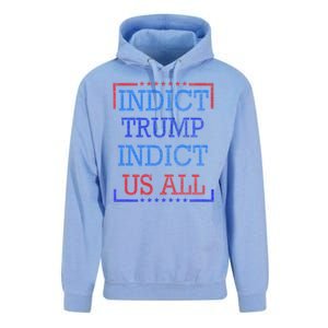 Indict Trump Indict Us All Support President Trump Unisex Surf Hoodie