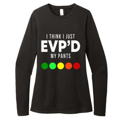 I Think I Just EvpD My Pants Funny Evp Ghost Hunting Hunter Womens CVC Long Sleeve Shirt