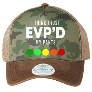 I Think I Just EVP'd My Pants Funny EVP Ghost Hunting Hunter Legacy Tie Dye Trucker Hat