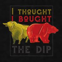 I Thought I Bought The Dip Bitcoin Ladies PosiCharge Tri-Blend Wicking Tank