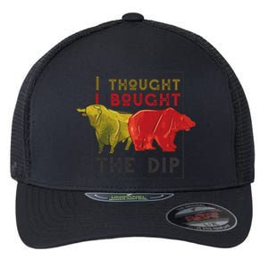 I Thought I Bought The Dip Bitcoin Flexfit Unipanel Trucker Cap