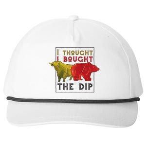 I Thought I Bought The Dip Bitcoin Snapback Five-Panel Rope Hat