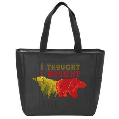 I Thought I Bought The Dip Bitcoin Zip Tote Bag