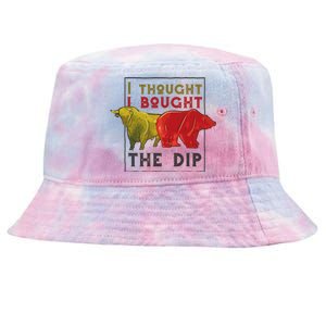 I Thought I Bought The Dip Bitcoin Tie-Dyed Bucket Hat