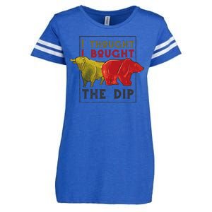 I Thought I Bought The Dip Bitcoin Enza Ladies Jersey Football T-Shirt