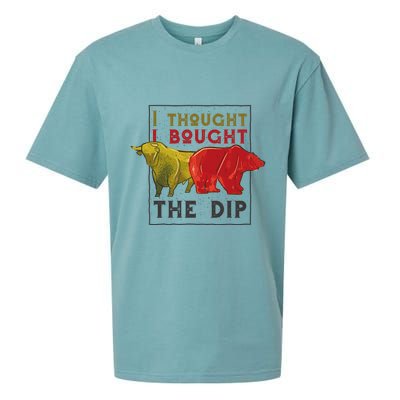 I Thought I Bought The Dip Bitcoin Sueded Cloud Jersey T-Shirt