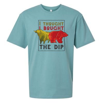 I Thought I Bought The Dip Bitcoin Sueded Cloud Jersey T-Shirt