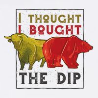 I Thought I Bought The Dip Bitcoin Cool Comfort Performance Bucket Hat