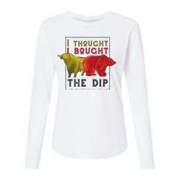 I Thought I Bought The Dip Bitcoin Womens Cotton Relaxed Long Sleeve T-Shirt