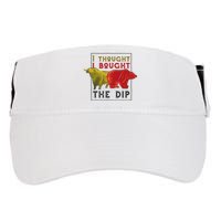 I Thought I Bought The Dip Bitcoin Adult Drive Performance Visor