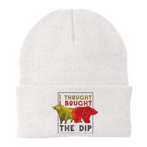 I Thought I Bought The Dip Bitcoin Knit Cap Winter Beanie