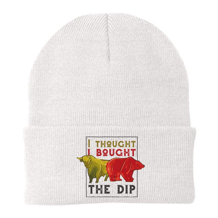 I Thought I Bought The Dip Bitcoin Knit Cap Winter Beanie