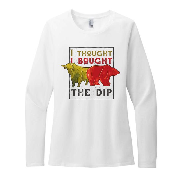 I Thought I Bought The Dip Bitcoin Womens CVC Long Sleeve Shirt