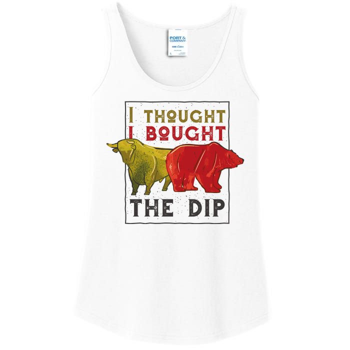 I Thought I Bought The Dip Bitcoin Ladies Essential Tank