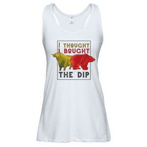 I Thought I Bought The Dip Bitcoin Ladies Essential Flowy Tank