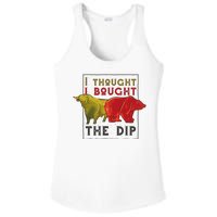 I Thought I Bought The Dip Bitcoin Ladies PosiCharge Competitor Racerback Tank