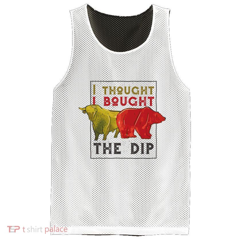 I Thought I Bought The Dip Bitcoin Mesh Reversible Basketball Jersey Tank
